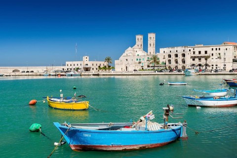 Fishing boats in the harbor