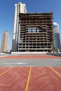 Skyscraper under construction