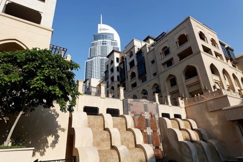 District built in the traditional style