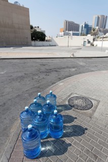 Gallons of water for a water dispenser