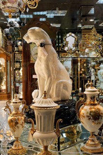 Porcelain greyhound