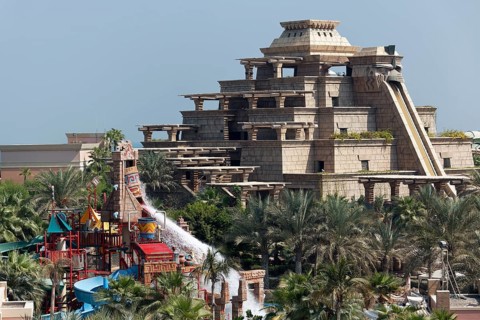 Ziggurat at the Aquaventure theme park