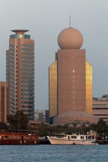 Etisalat Tower on Dubai Creek