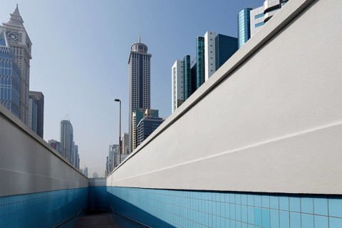 Deserted pedestrian underpass