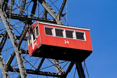 Gondola of the ferris wheel