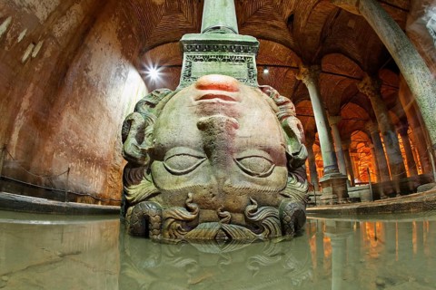Head of Medusa in the Yerebatan Cistern
