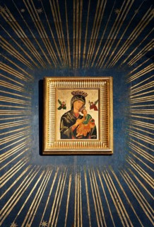 Miraculous image in the high altar