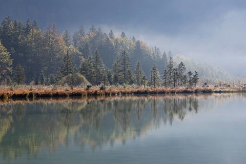 Early morning on lake Offensee