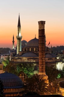 Atik Ali Pasha Mosque and the Column of Constantine