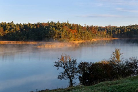 Lake Fohnsee in the early morning