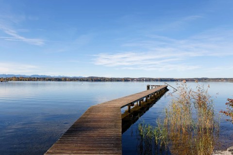 Lake Starnberg near Sankt Heinrich