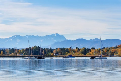 Lake Starnberg near Sankt Heinrich