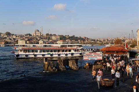 Ferry terminal in Karakoey
