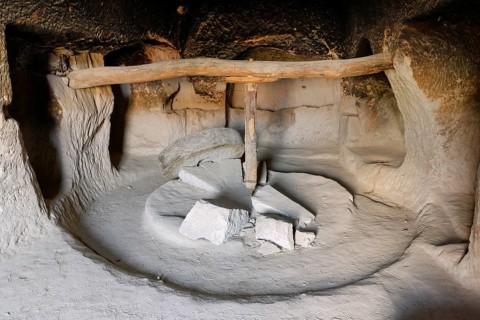 Mill in the cave Bezirhane