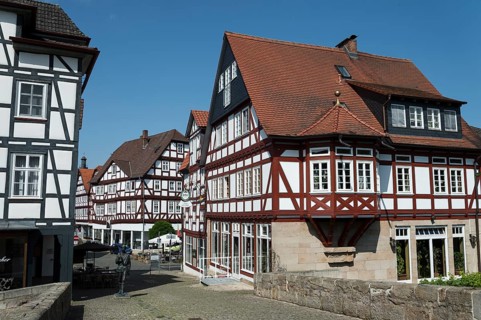 Half-timbered houses