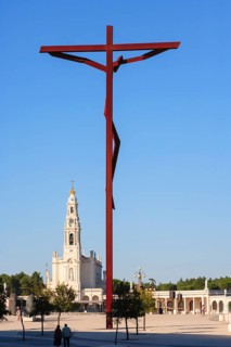 The Basilica of Our Lady of the Rosary with the new Cruz Alta by Robert Schad