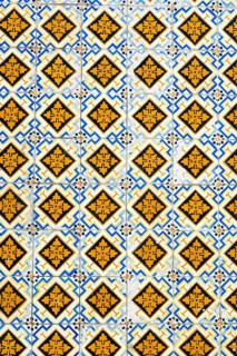 Tiles of traditional Portuguese house