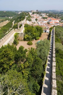 View of Obidos from the city wall