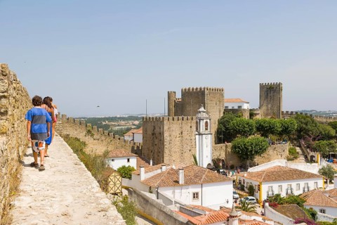 View of Obidos from the city wall