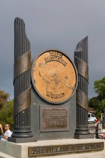 Monument for The Pillars of Hercules at Gibraltar