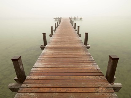 Pier on Lake Woerthsee