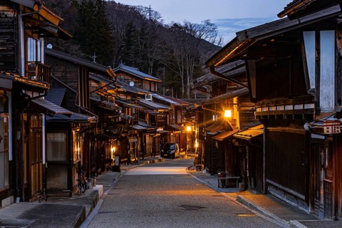 Old traditional village of the Nakasendo