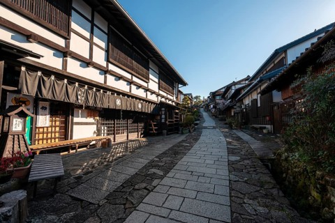 Historic village on Nakasendo street