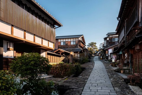 Historic village on Nakasendo street