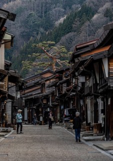 Old traditional village of the Nakasendo