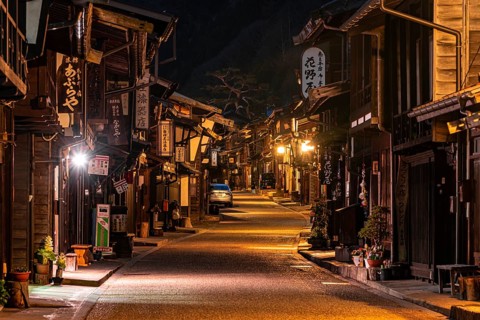 Old traditional village of the Nakasendo