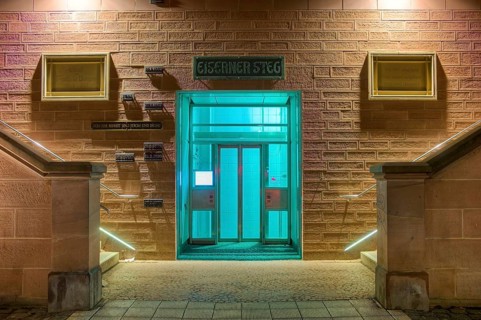 Access to the bridge Eiserner Steg