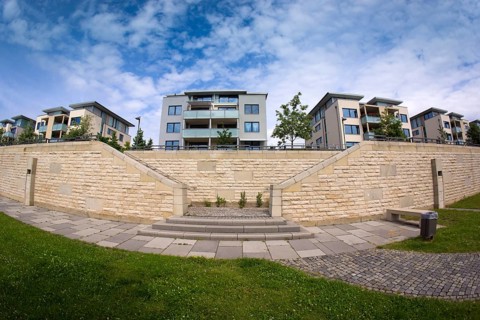 Modern architecture in Frankfurt-Riedberg