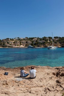 Hidden beach of Portals Vells