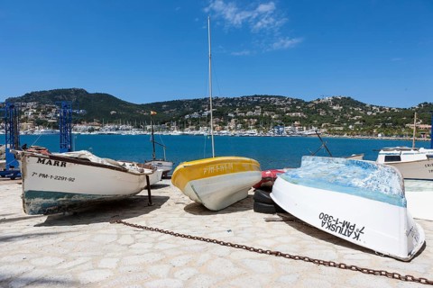 Fishing boats in the harbor of Puerto Andratx