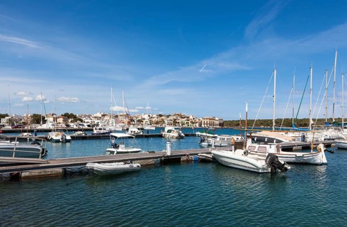 The port of Porto Colom