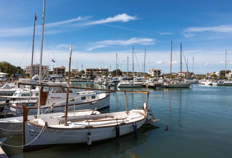 The port of Porto Colom