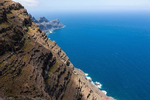 Cliff coast near Casas de Tirma de San Nicolás