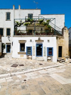 Alley with souvenir shops in the Old Town