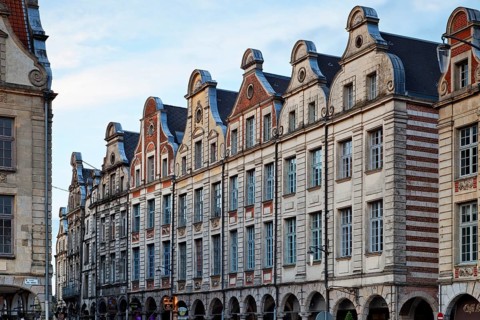 Place des Heros square in Arras