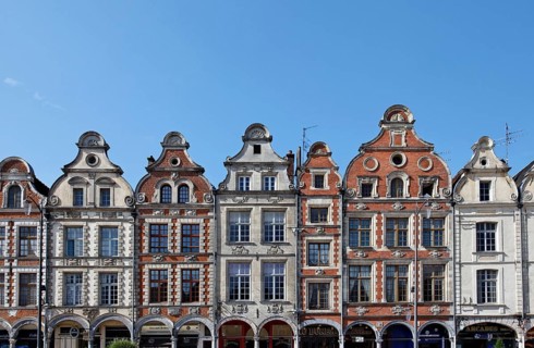 Place des Heros square in Arras