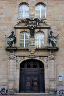 Entrance of the former Royal Bavarian Regional Post Directorate