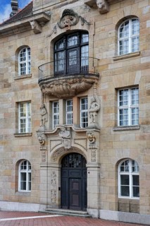 Entrance of the former Royal Bavarian Regional Post Directorate