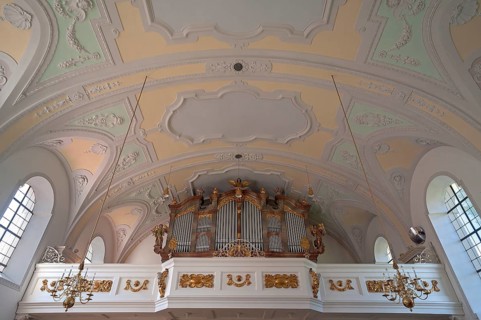 Organ loft of St. Michael's church