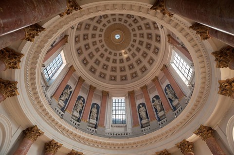 Dome of the parish church of St. Elisabeth