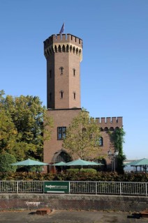 Malakoffturm tower in the Rheinauhafen area