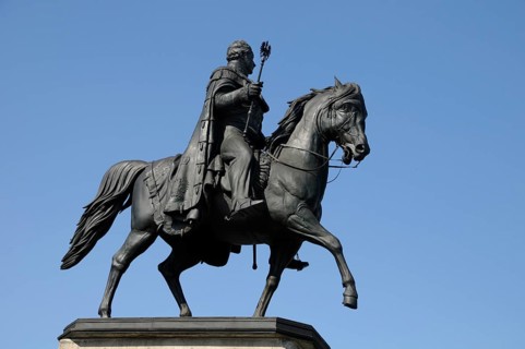Equestrian statue