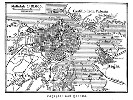 Map of Havana