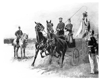 Arrival of the remounts