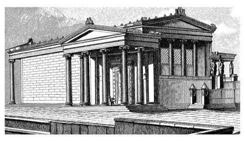 The Erechtheum of Athens