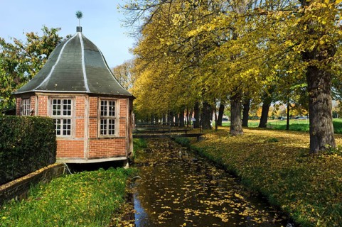 Pavilion beside the moat